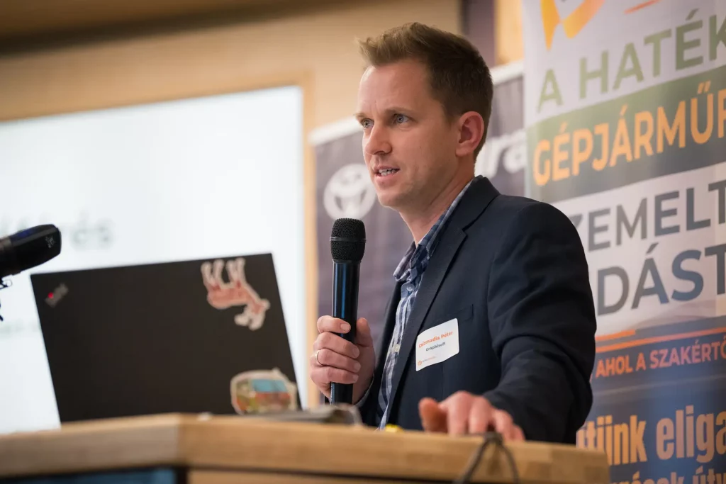 Csizmadia Péter előadásában az adatok erejét elemezte a flottakezelés tekintetében